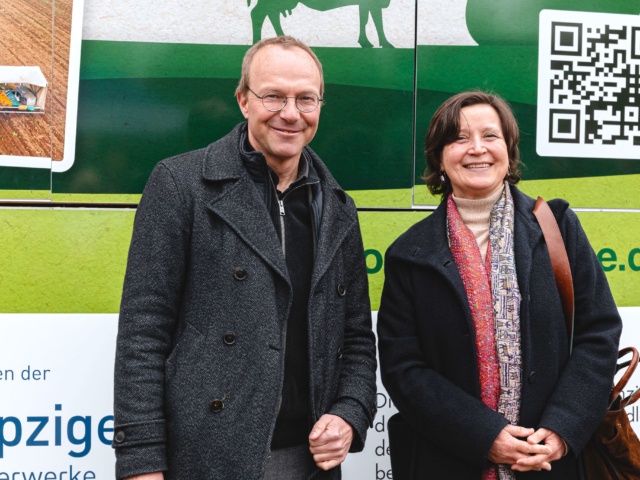 Wolfram Günther – Staatsminister für Energie, Klimaschutz, Umwelt und Landwirtschaft Sachsen und Staatssekretärin Gisela Reetz.