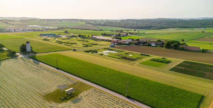 Das Veranstaltungsgelände der Öko-Feldtage, kurz bevor der Aufbau beginnt. Foto: Henrik Müller (28.05.2023)